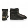 Купить UGG Classic Mini Emersen Шкіра Чорні в Украине