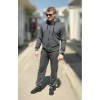 Купить Мужской темно-серый прогулочный костюм деми Colors of California Classic Zip Hoodie, худи на молнии в Украине