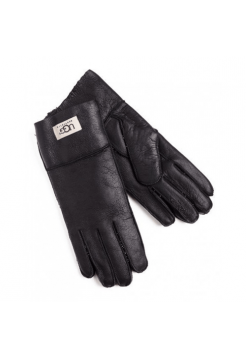 Купить Перчатки UGG Leather Black Gloves В Украине