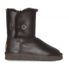 UGG Bailey Button Leather Brown II