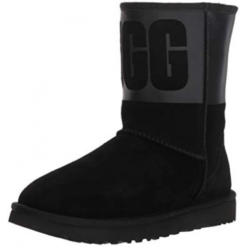 UGG Classic Sparkle Rubber Boot Black