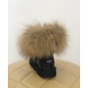 Купить UGG Classic Mini Fur Fox Black в Украине